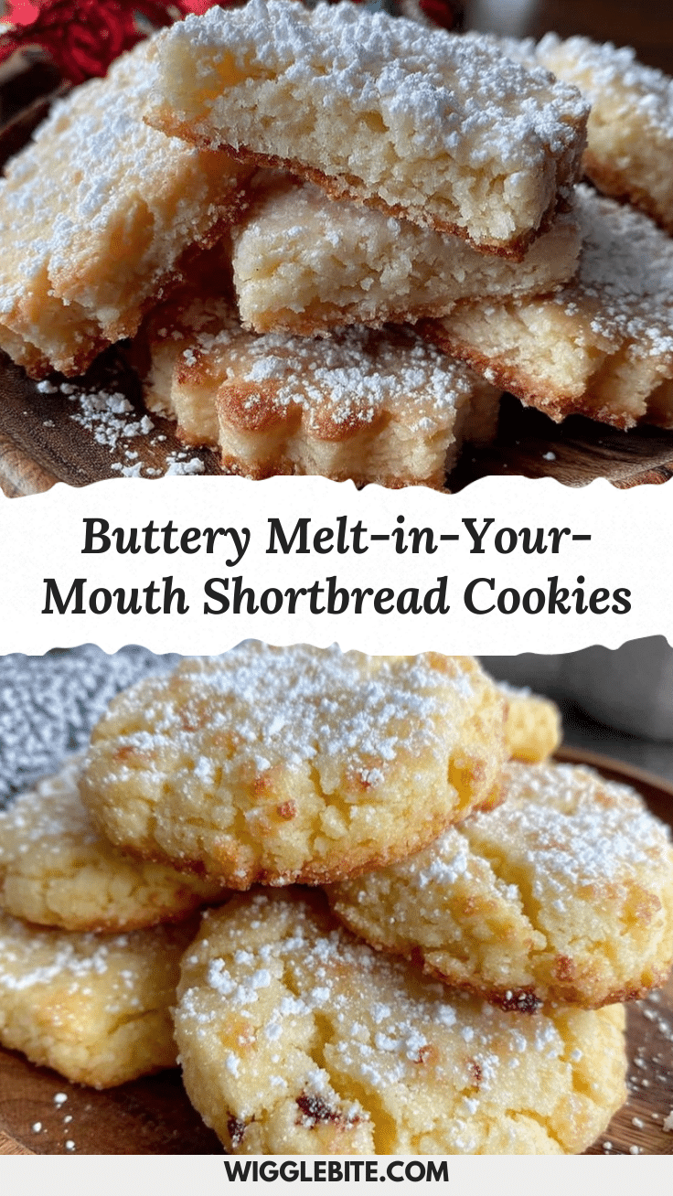 tender buttery shortbread cookies recipe