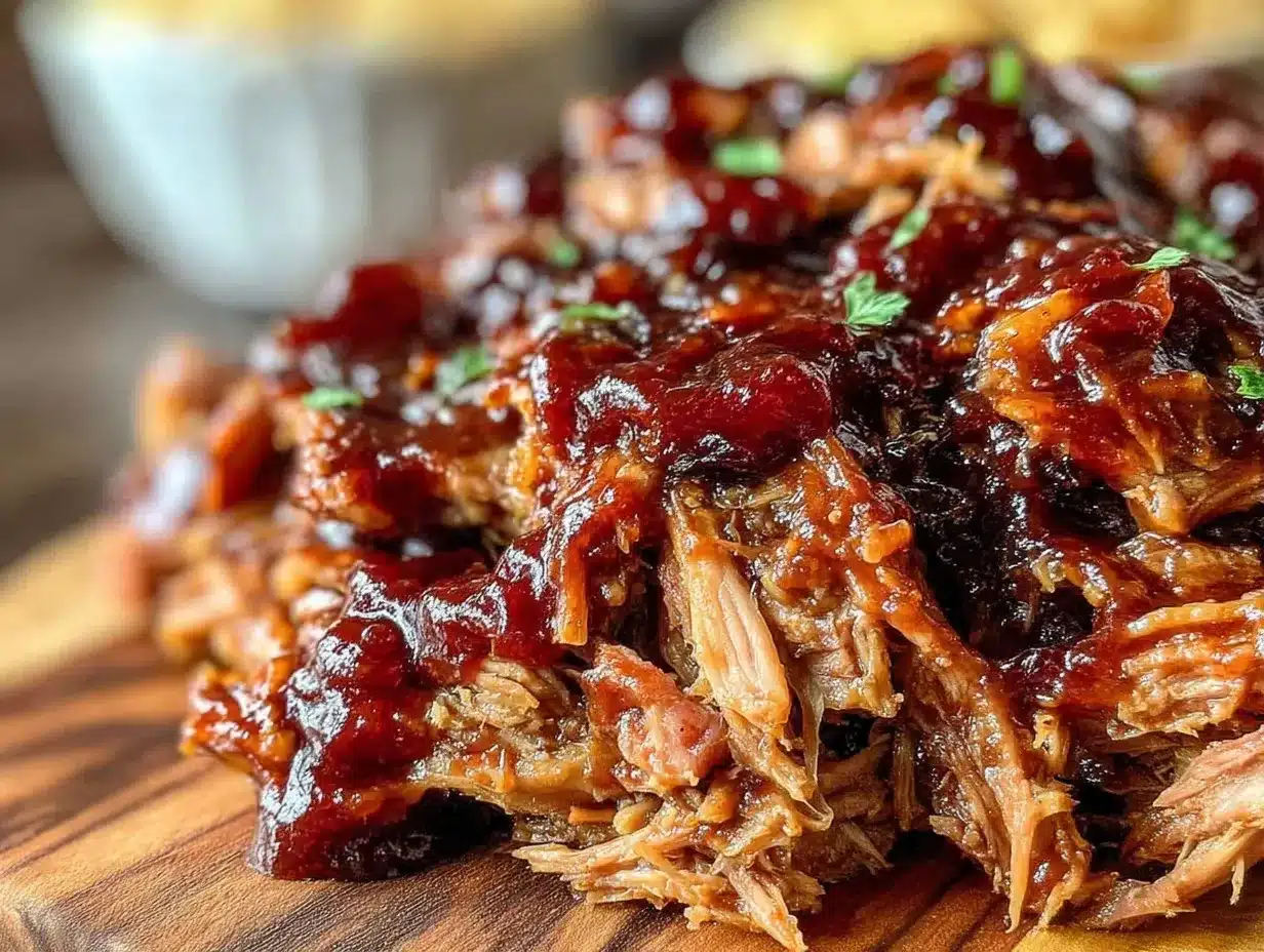 tender crockpot pulled pork bbq preparation steps