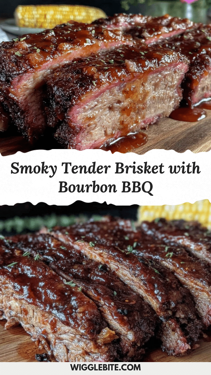 tender smoked brisket with bourbon bbq sauce recipe