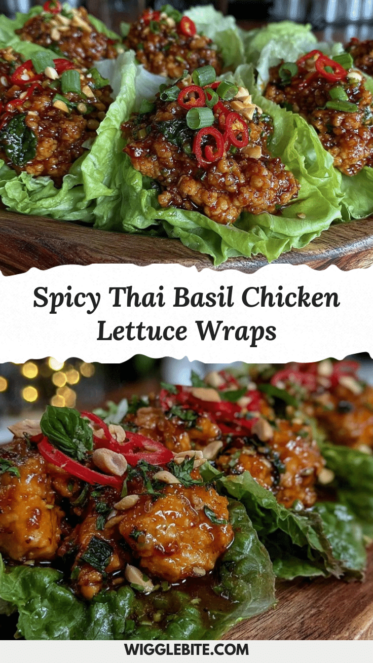 thai basil chicken lettuce wraps recipe