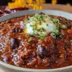 turkey chili with black beans - featured image