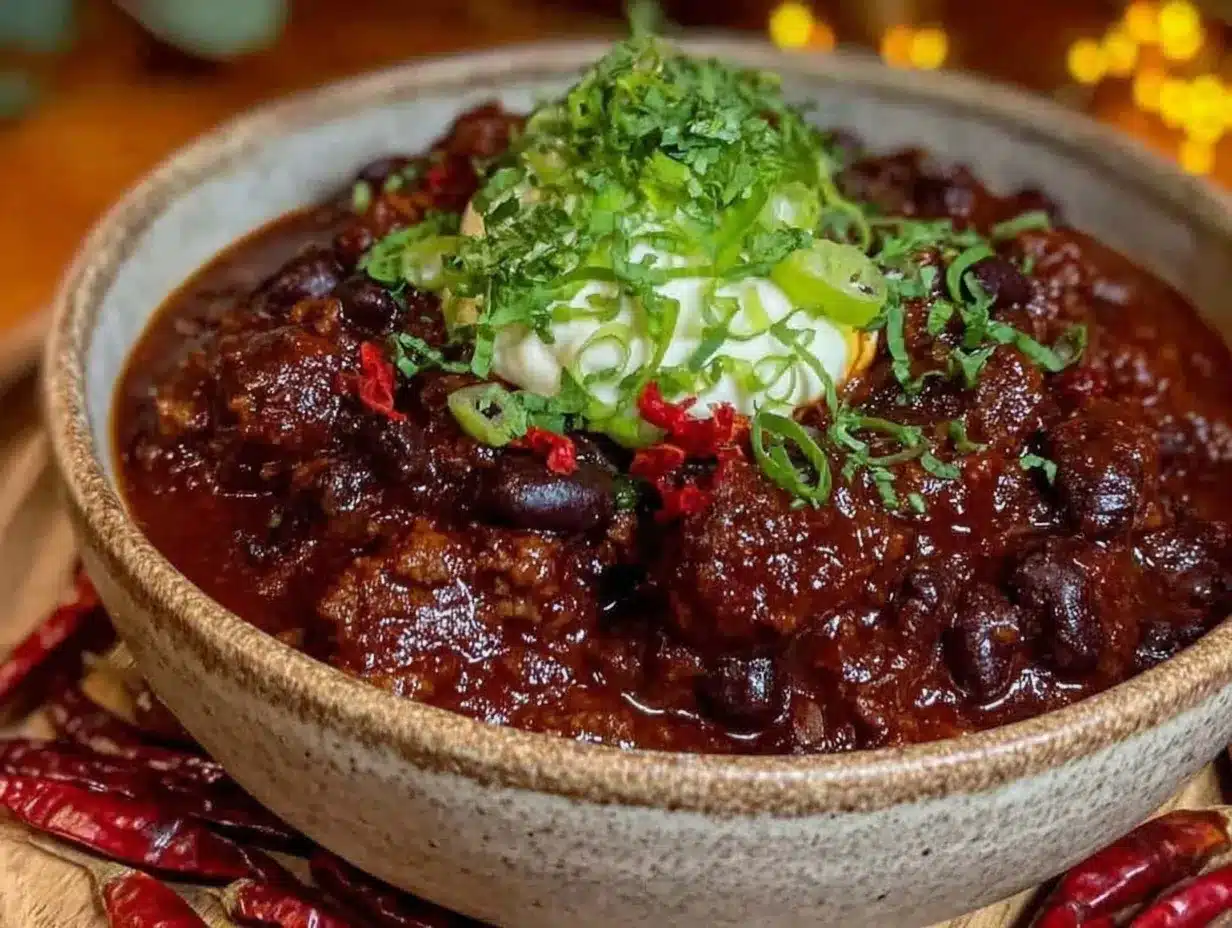 turkey chili with black beans preparation steps