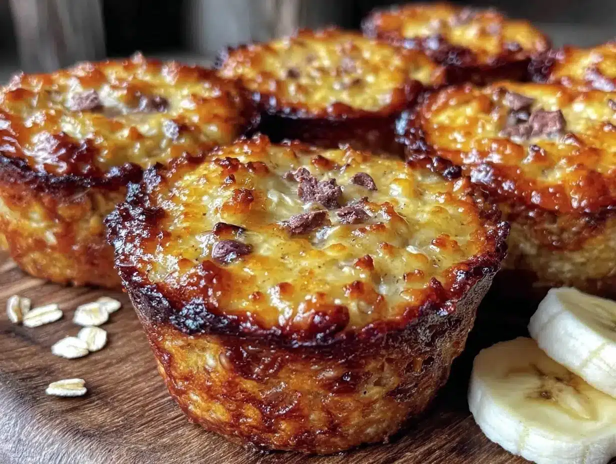 banana bread baked oatmeal cups preparation steps