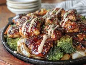 blackstone hibachi chicken - featured image
