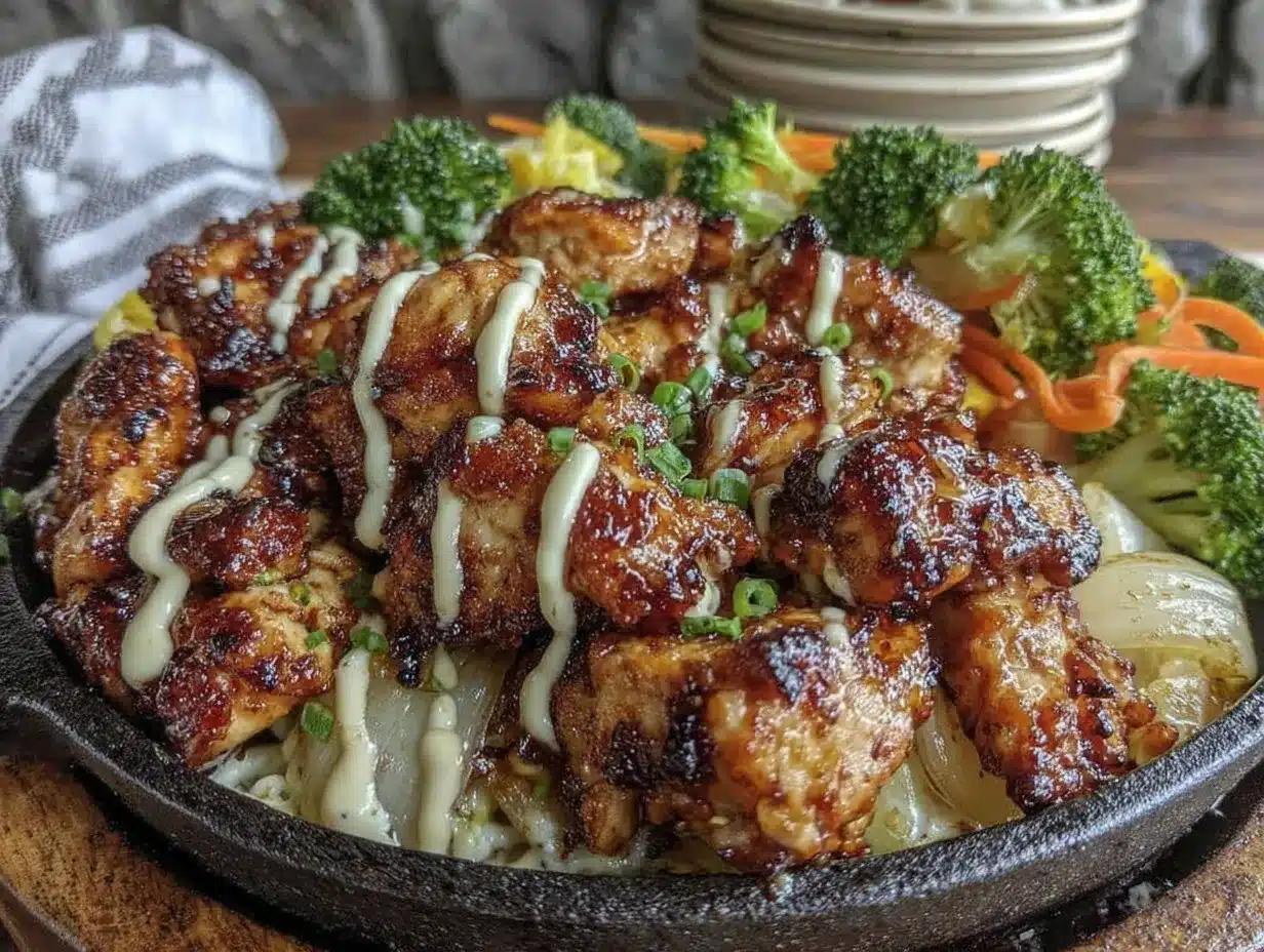 blackstone hibachi chicken preparation steps