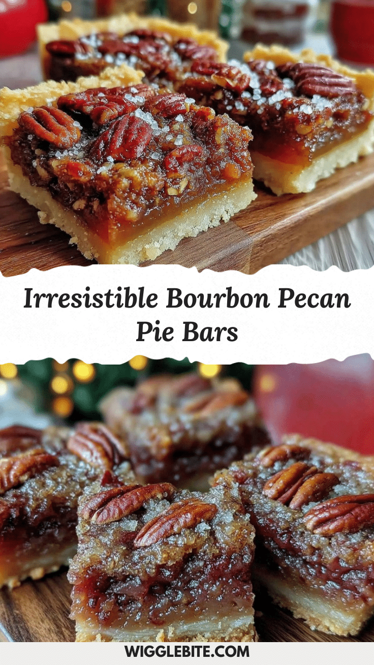 bourbon pecan pie bars recipe