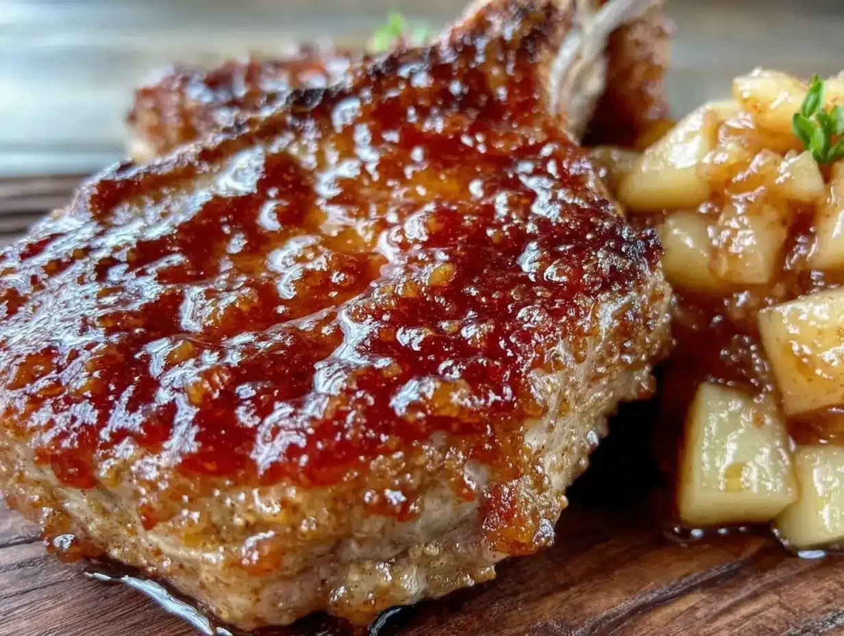 brown sugar glazed pork chops preparation steps
