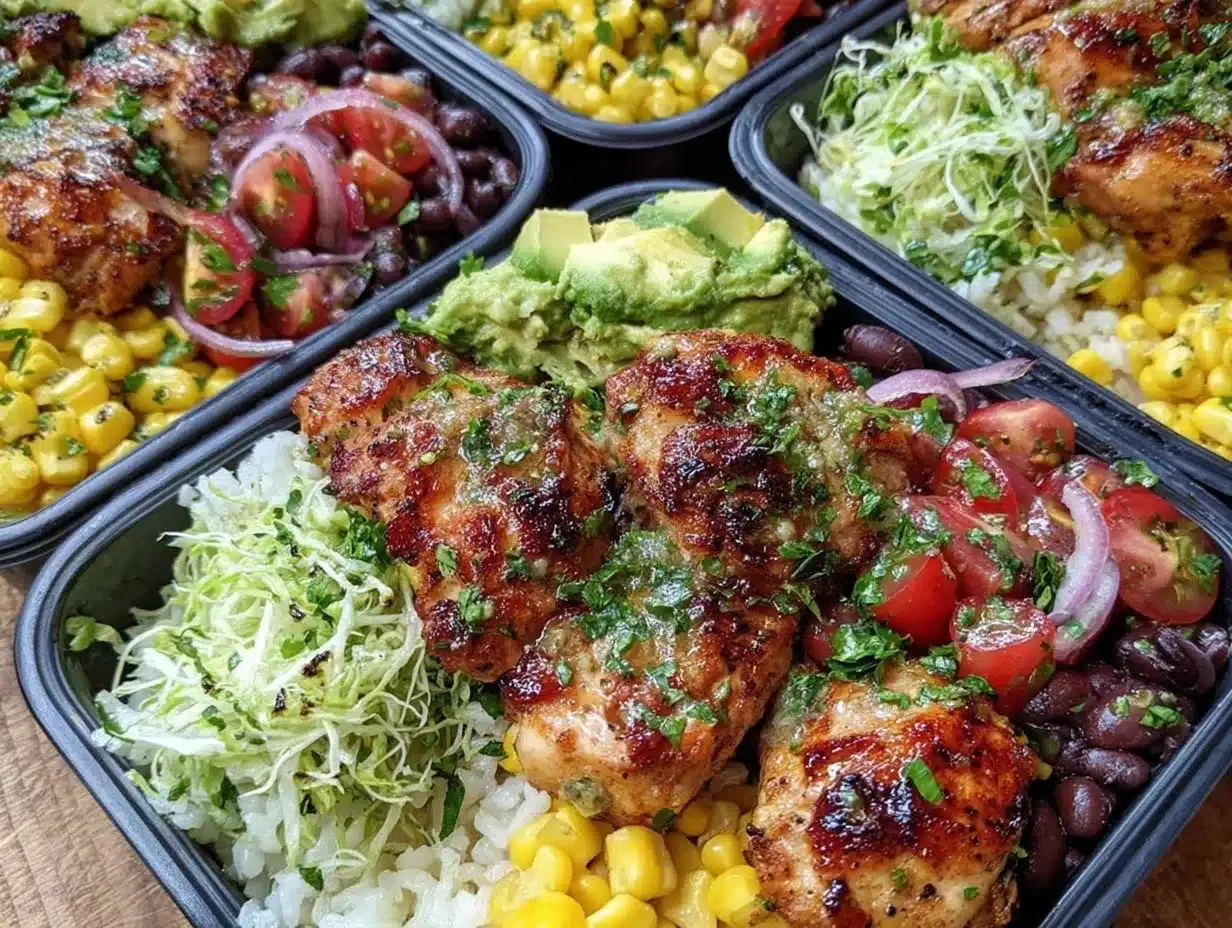 chicken burrito bowl recipe preparation steps