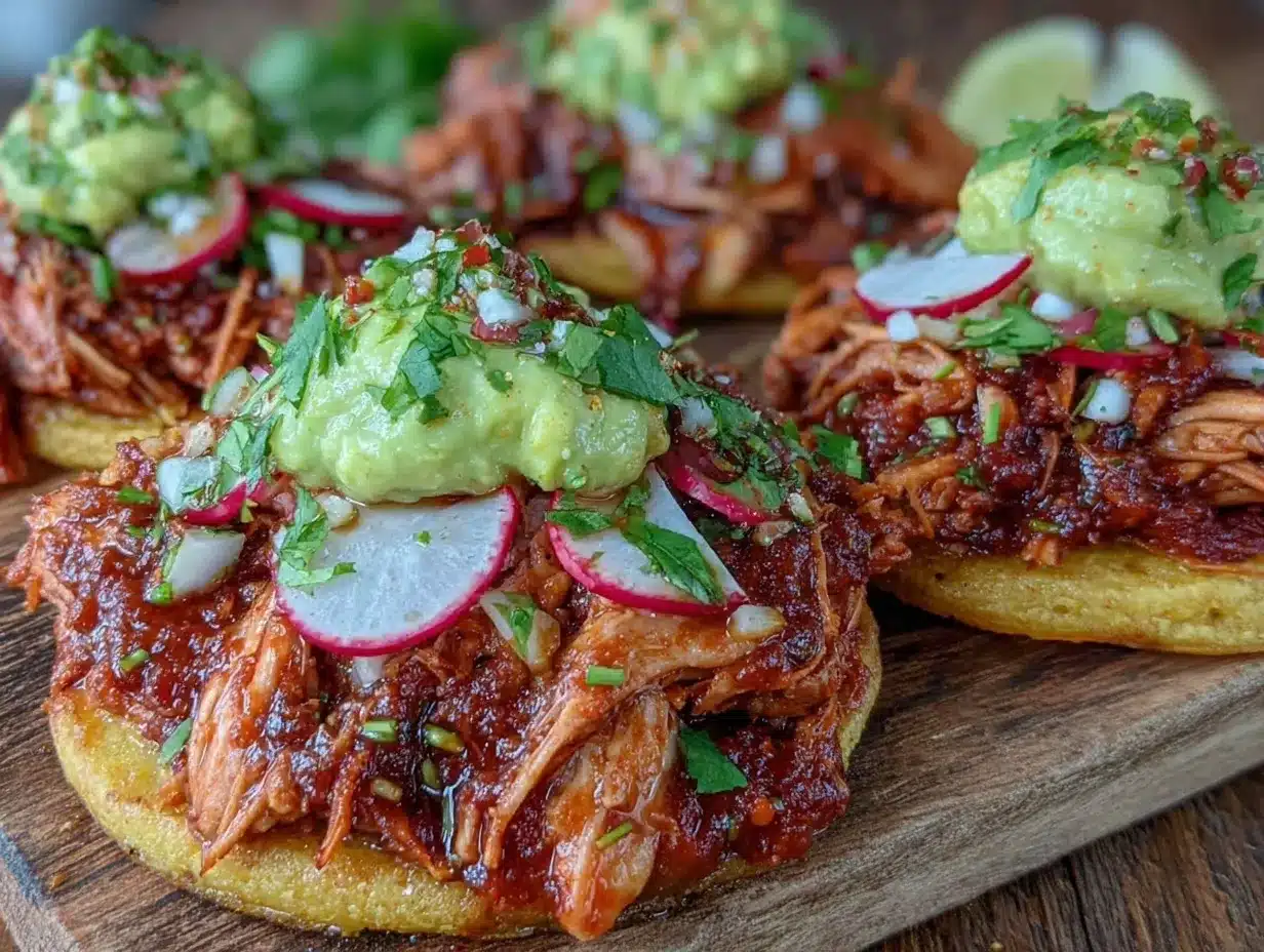 chicken tinga tostadas preparation steps