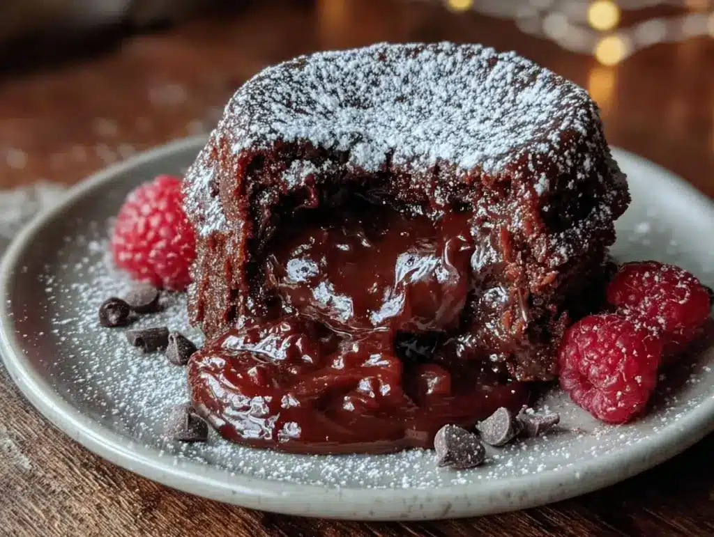 chocolate lava cakes recipe - featured image
