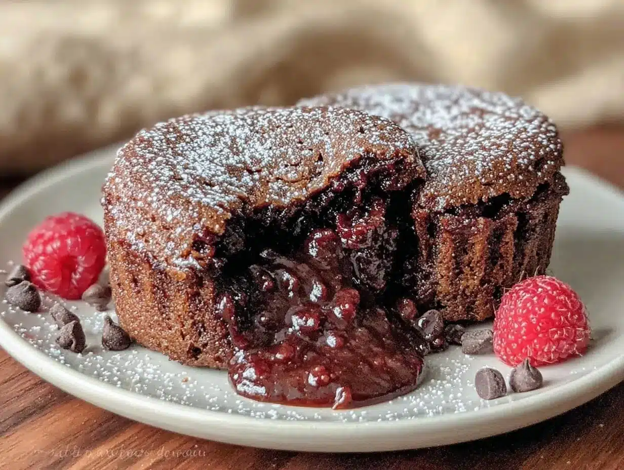 chocolate lava cakes recipe preparation steps