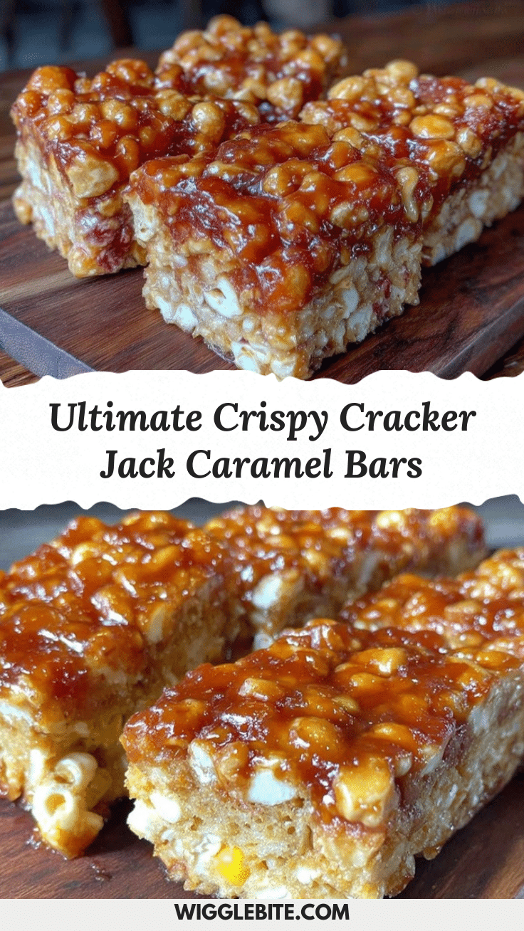 cracker jack caramel popcorn bars recipe