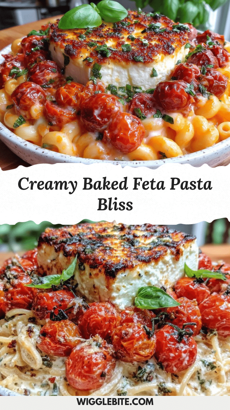 creamy baked feta pasta recipe
