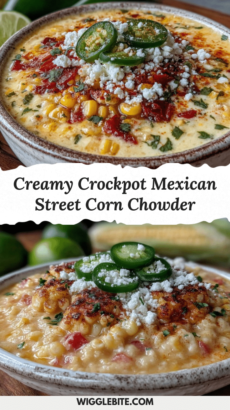 creamy crockpot mexican street corn chowder recipe