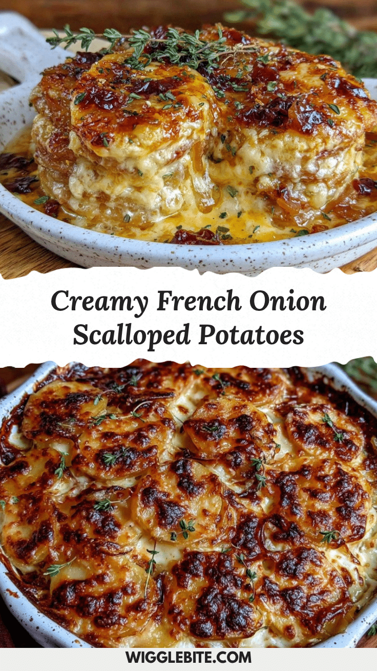 creamy french onion scalloped potatoes recipe