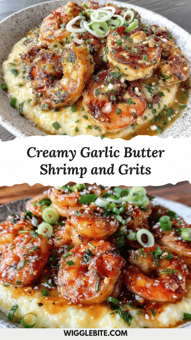 creamy garlic butter shrimp and grits recipe