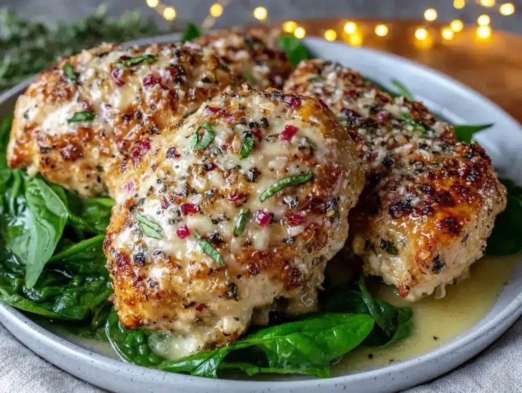 creamy garlic parmesan chicken - featured image