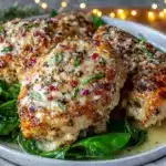 creamy garlic parmesan chicken - featured image