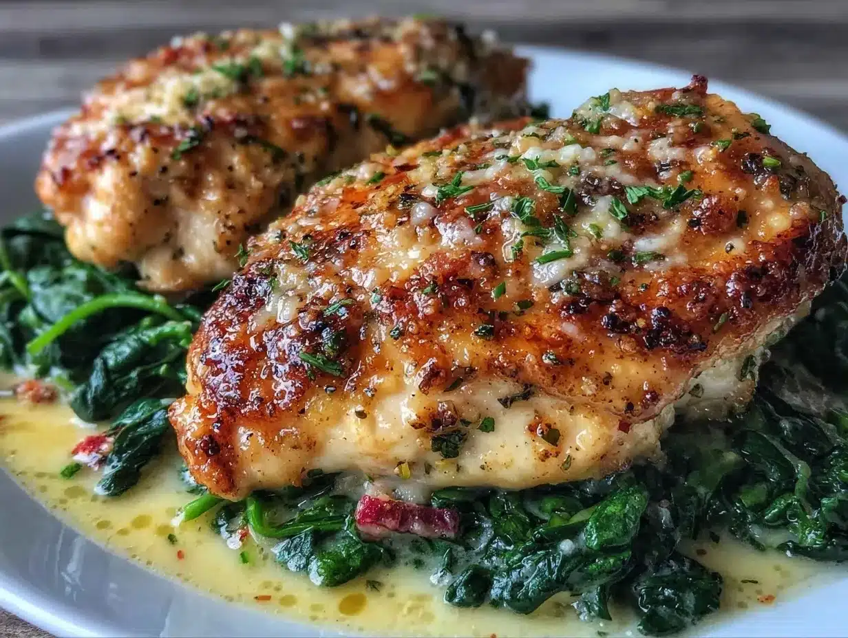 creamy garlic parmesan chicken preparation steps