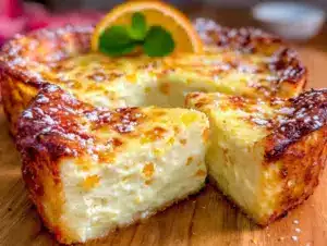 creamy italian ricotta pie - featured image