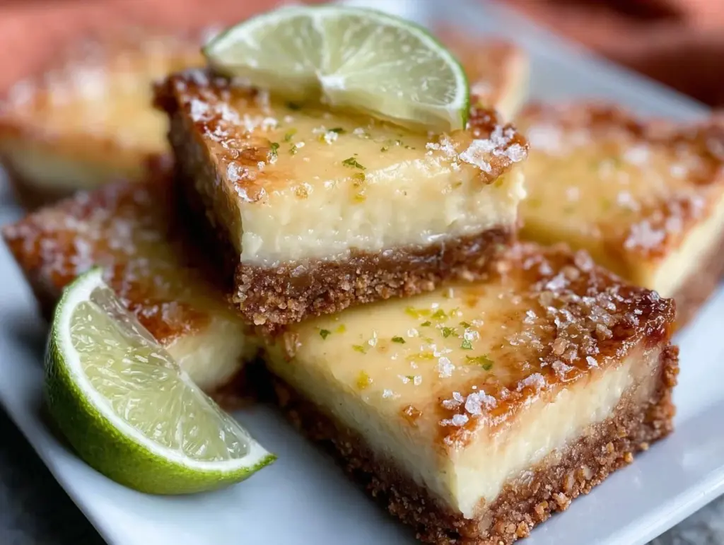 creamy key lime pie bars - featured image