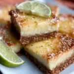 creamy key lime pie bars - featured image