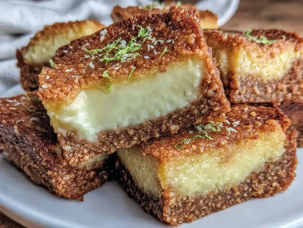 creamy key lime pie bars preparation steps