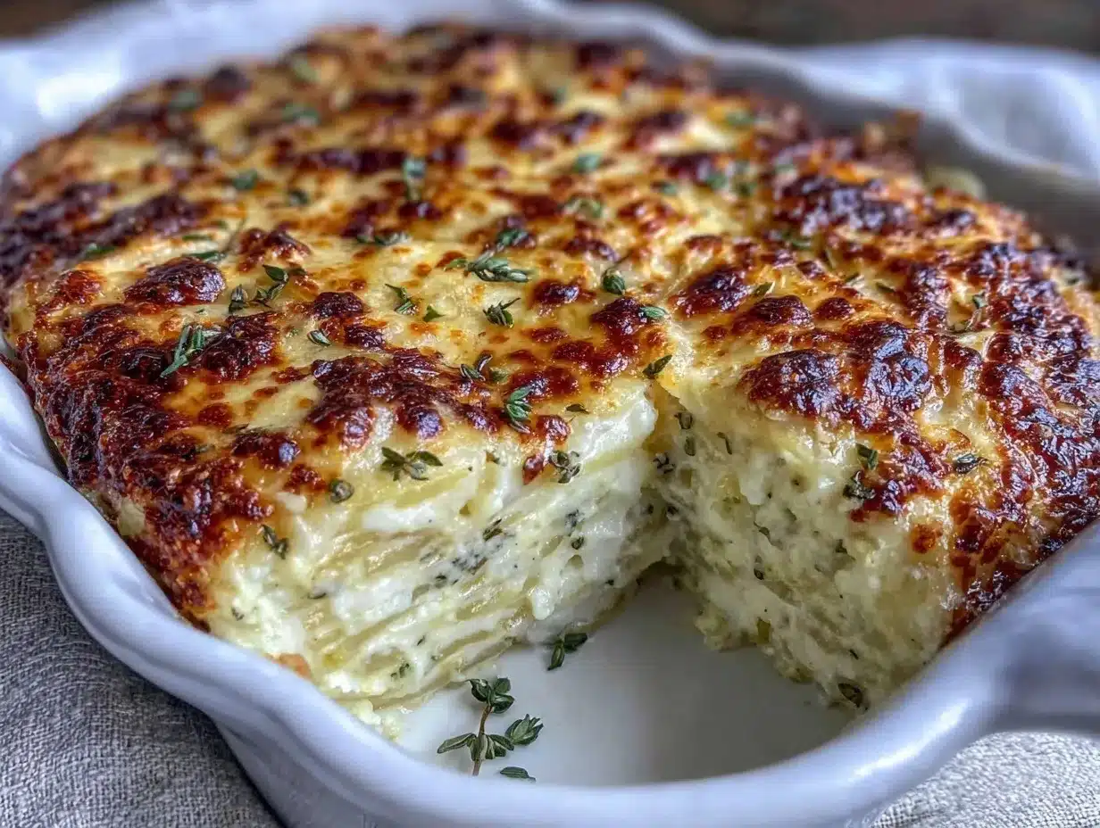 creamy loaded scalloped potatoes preparation steps