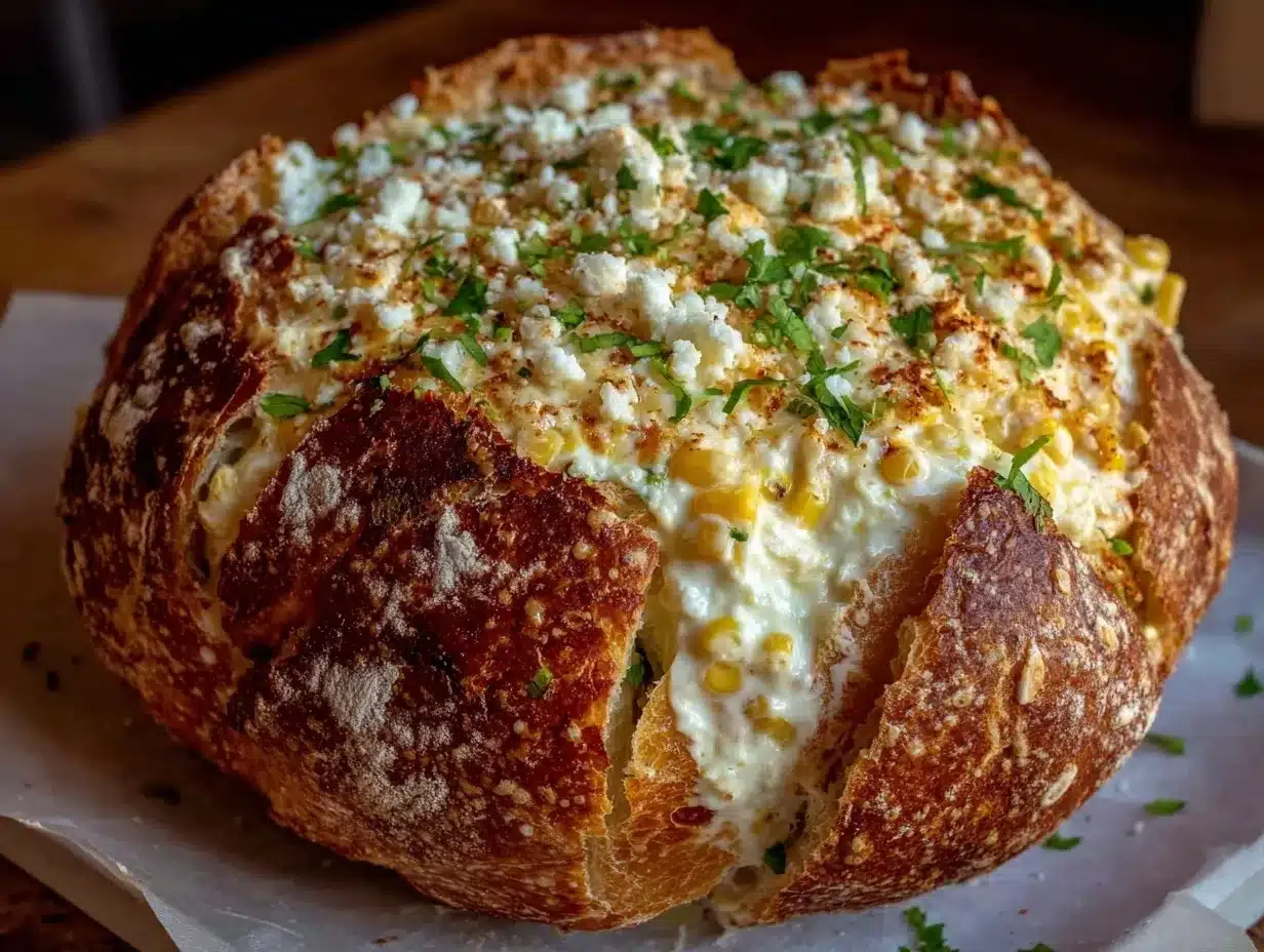 creamy mexican street corn dip preparation steps