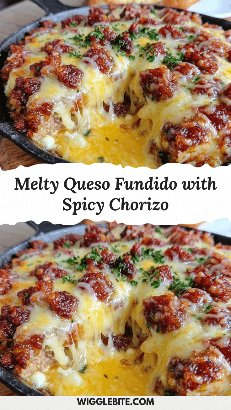 creamy queso fundido with spicy chorizo recipe