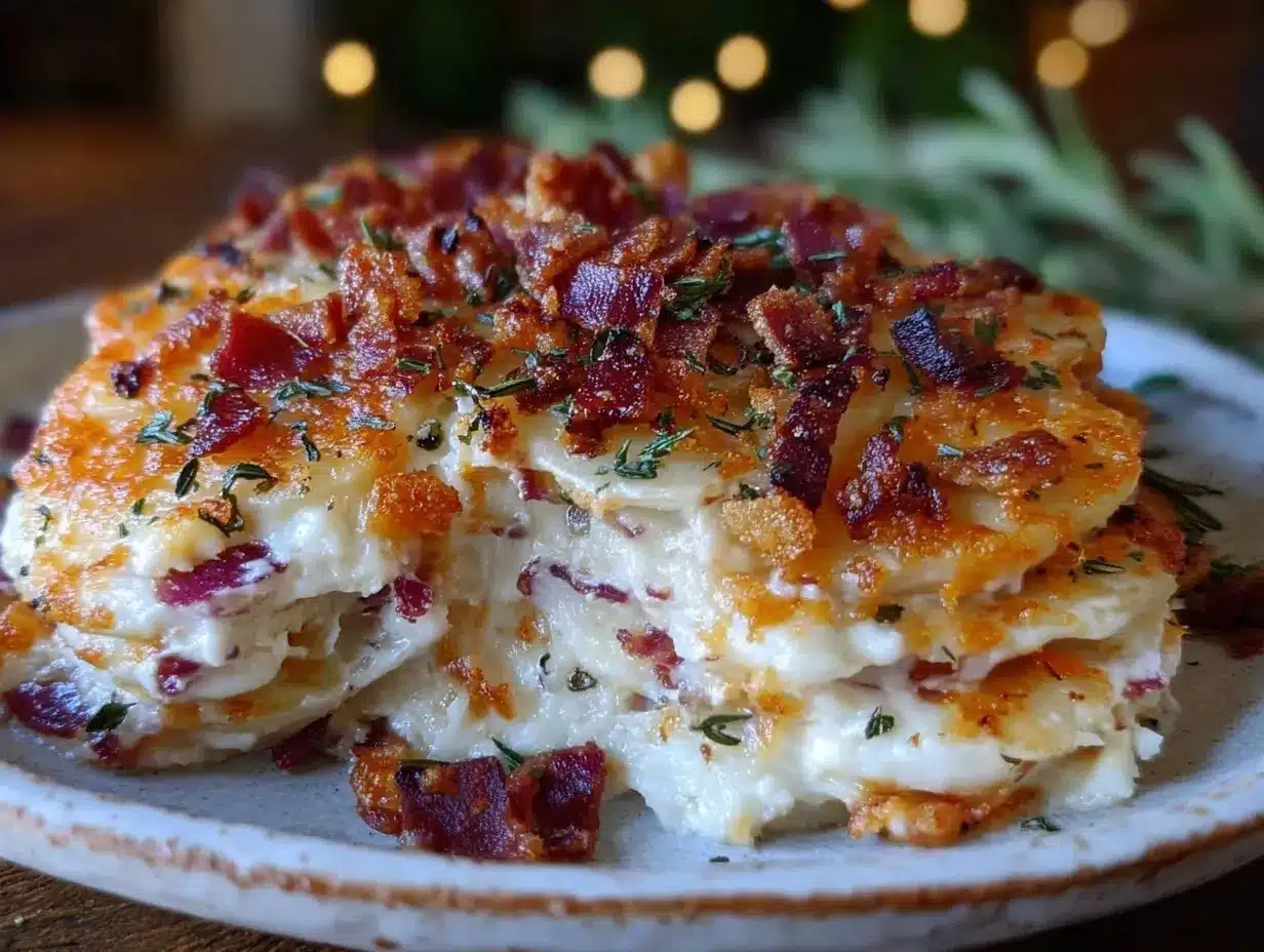 creamy smoked gouda scalloped potatoes preparation steps