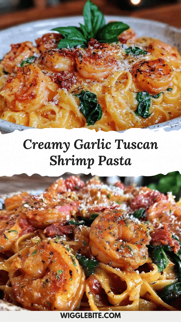 creamy tuscan shrimp pasta recipe