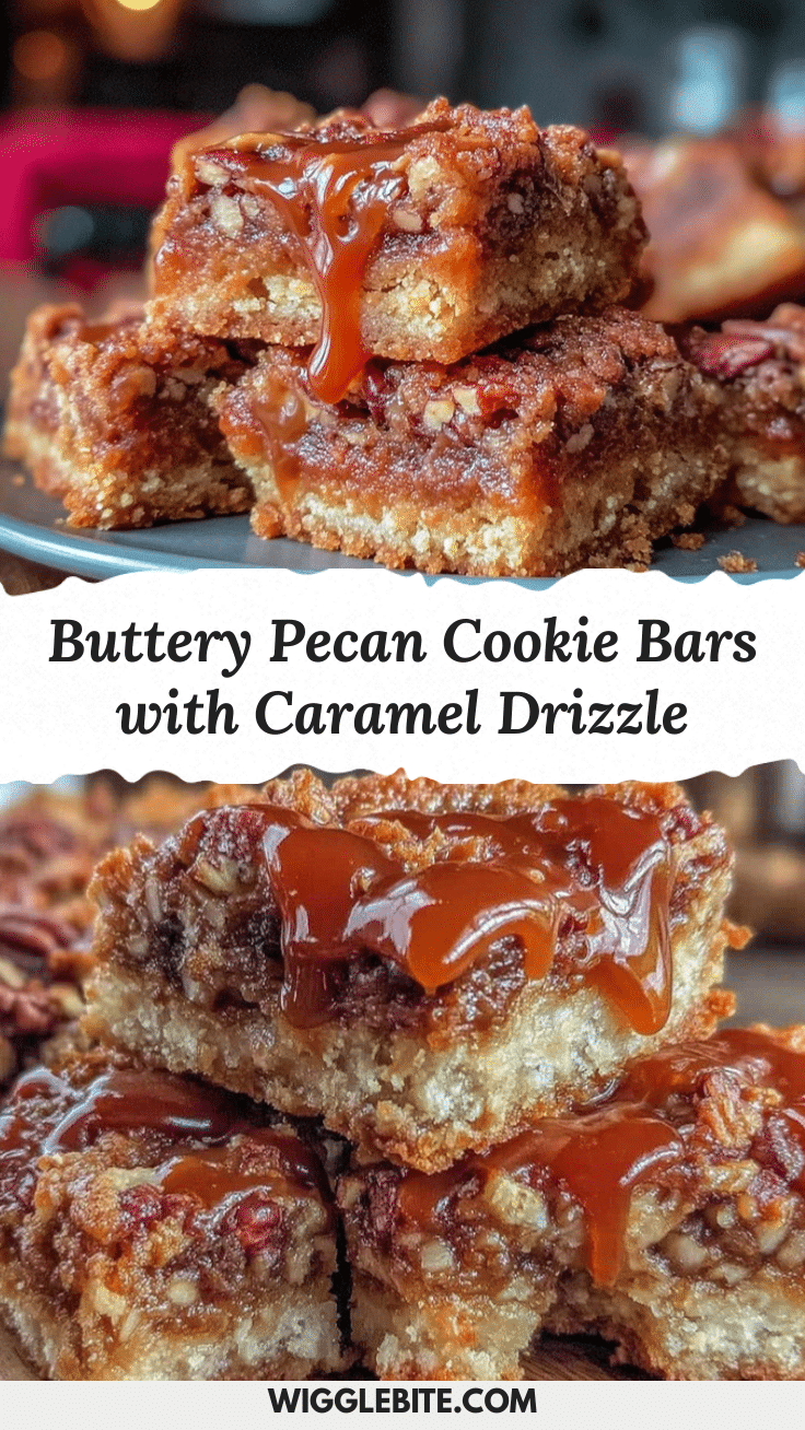 crispy butter pecan cookie bars recipe