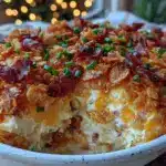 crispy loaded funeral potatoes - featured image