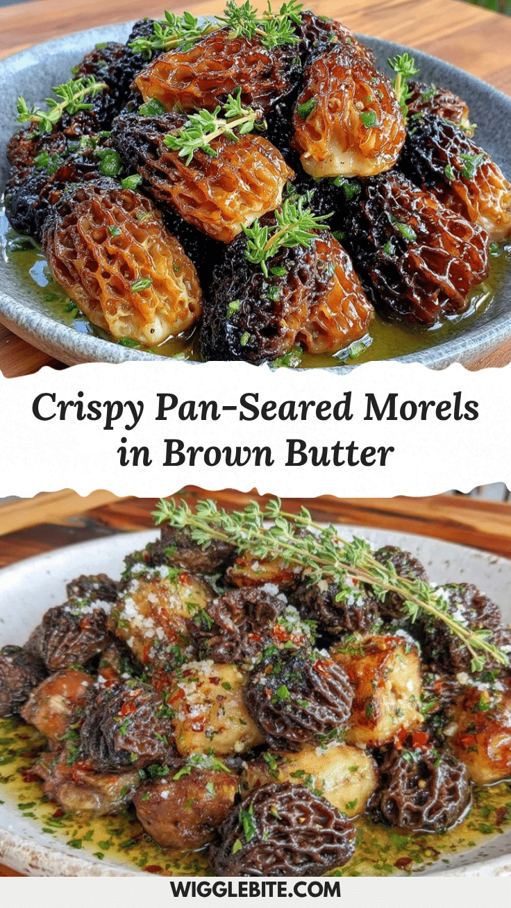 crispy pan-seared morel mushrooms recipe