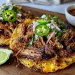 crispy pork carnitas tacos - featured image