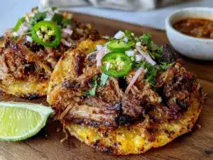 crispy pork carnitas tacos - featured image