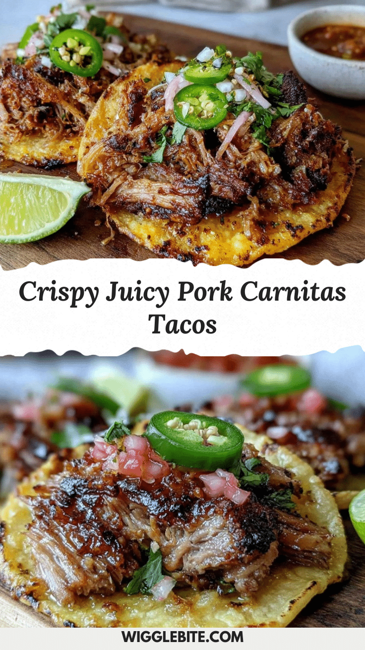 crispy pork carnitas tacos recipe