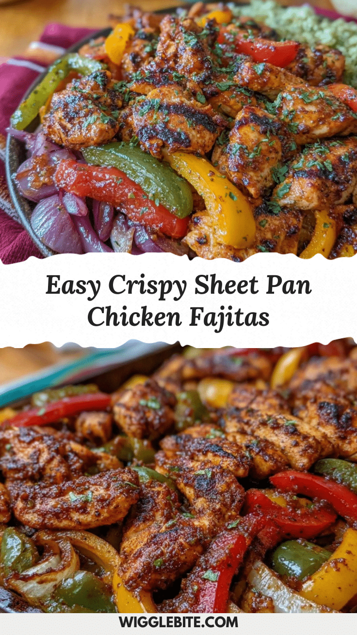 crispy sheet pan chicken fajitas recipe