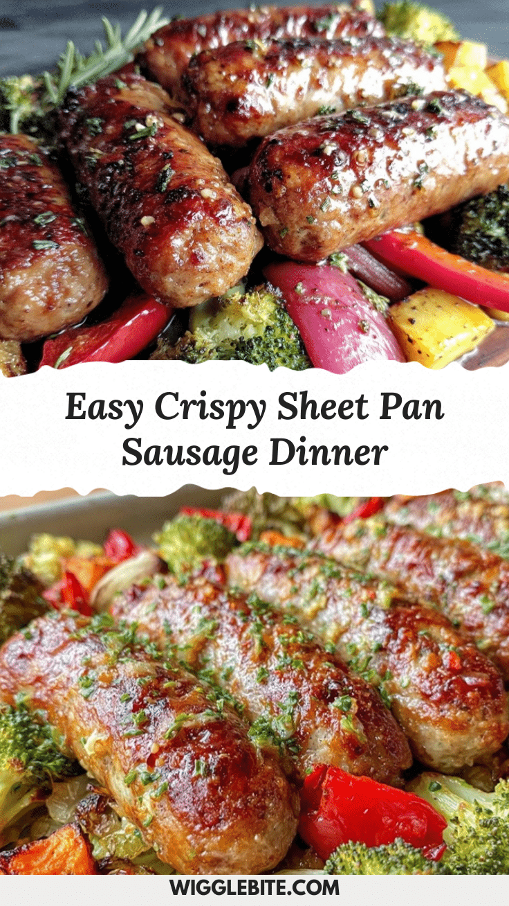 crispy sheet pan sausage dinner recipe