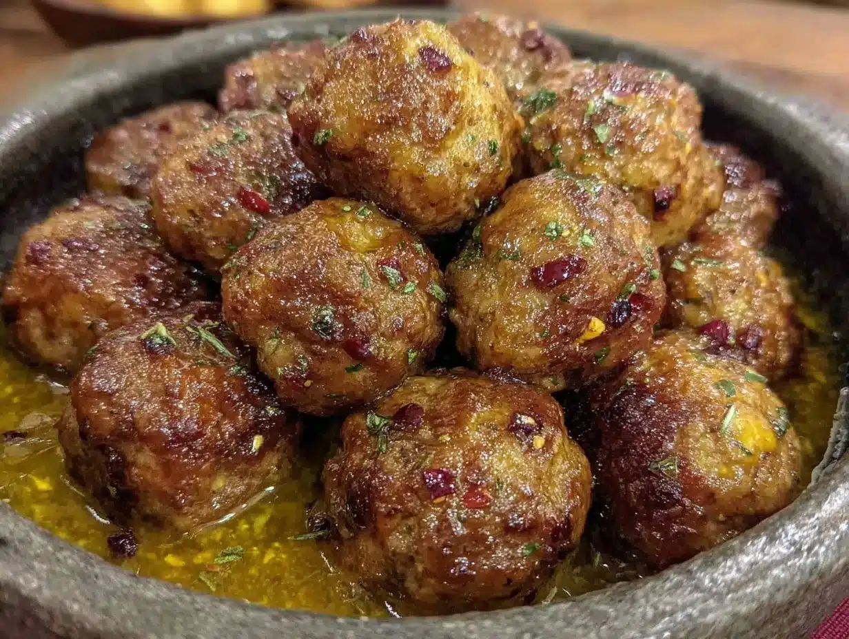 crockpot honey garlic meatballs preparation steps