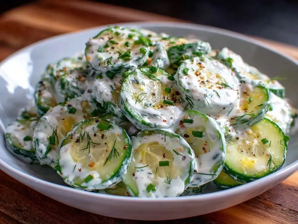 cucumber dill salad preparation steps
