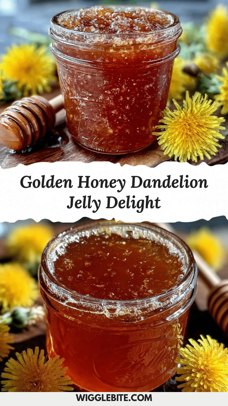 dandelion jelly with honey recipe