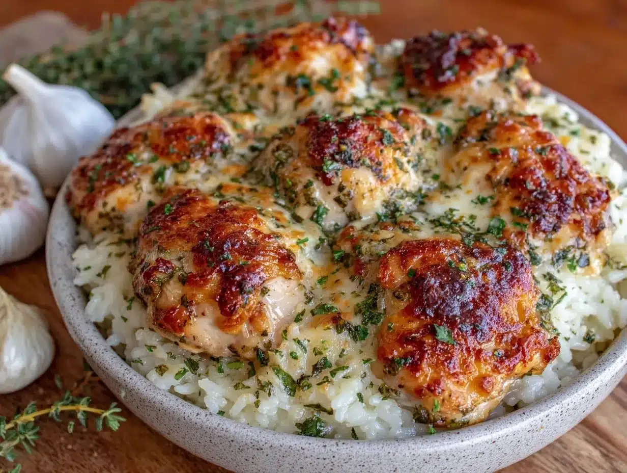 easy creamy chicken and rice casserole preparation steps