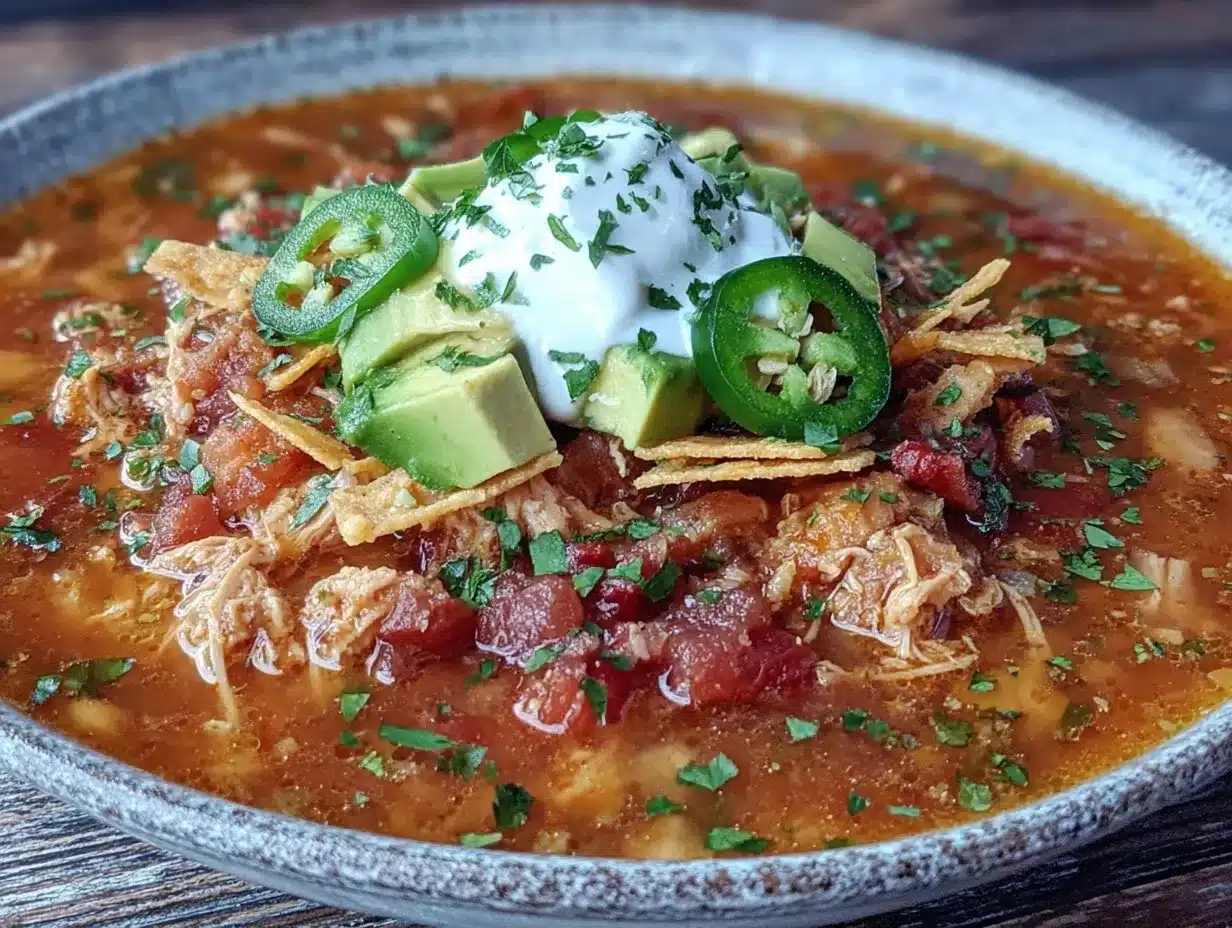 easy crockpot chicken tortilla soup preparation steps