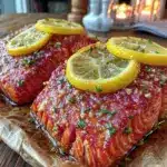 easy lemon herb salmon - featured image