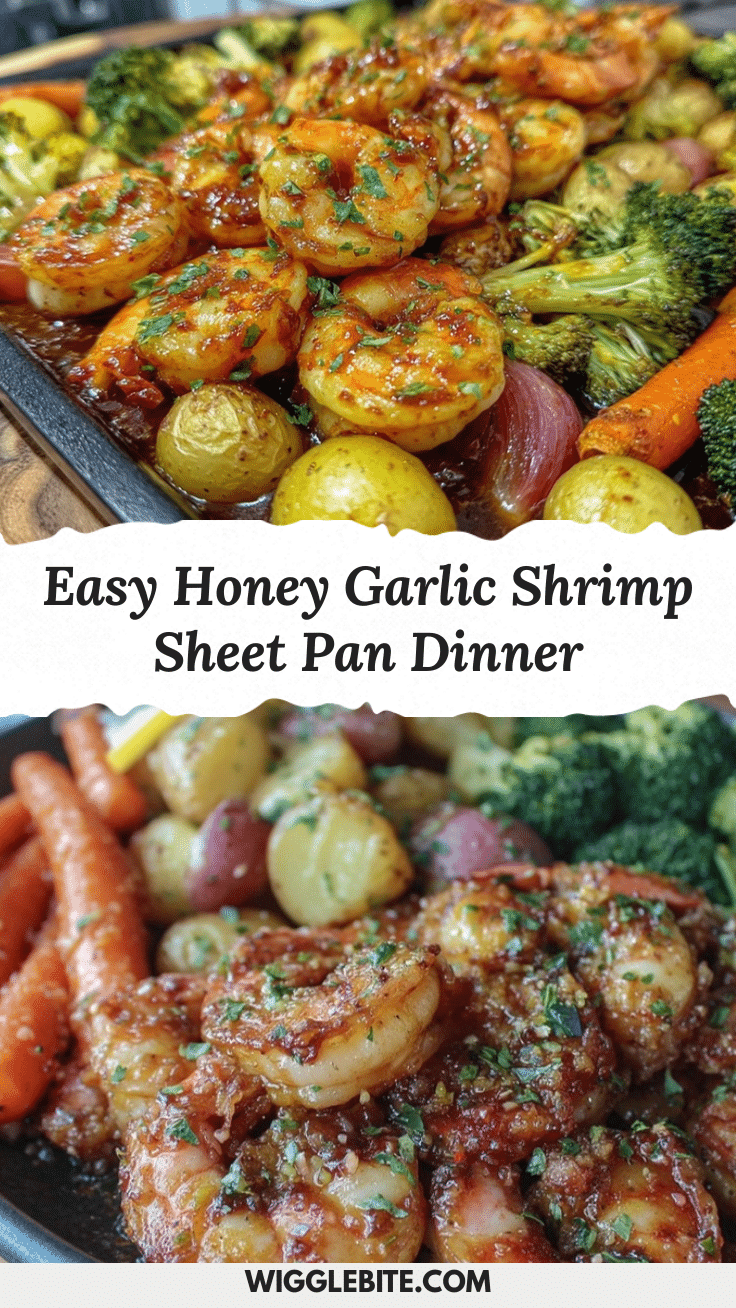 easy sheet pan honey garlic shrimp recipe