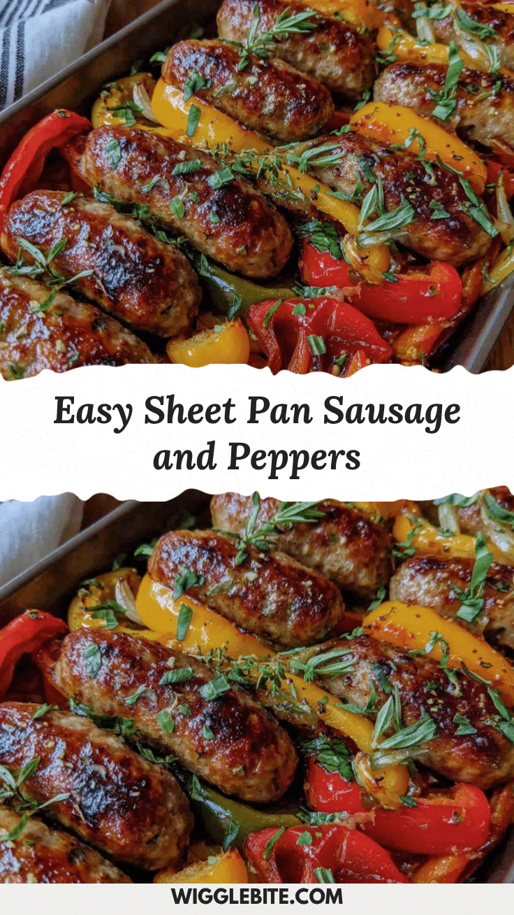 easy sheet pan sausage and peppers recipe