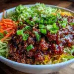 egg roll in a bowl - featured image