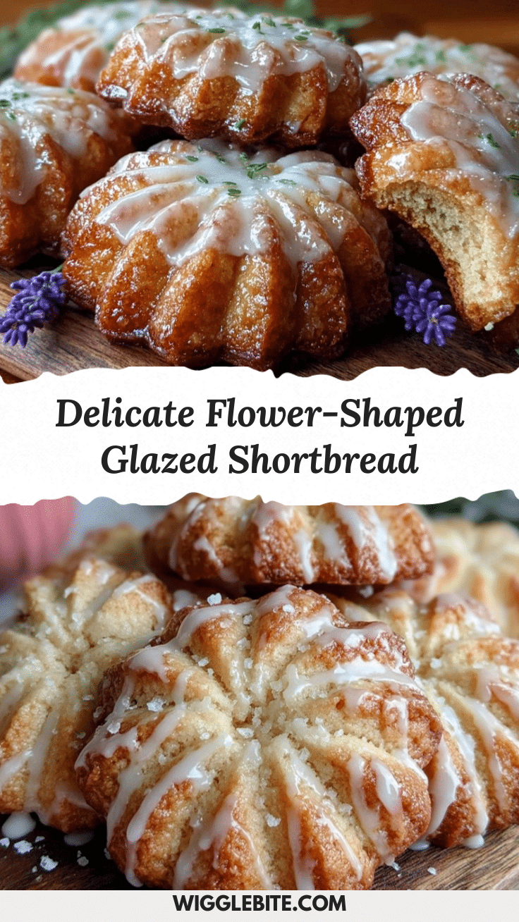 flower-shaped shortbread cookies recipe